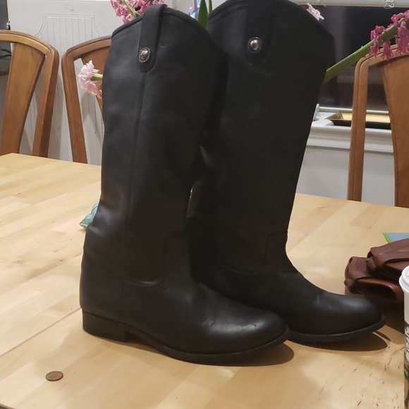 Frye Melissa Wide Calf Riding Boots - Picture 3 of 4